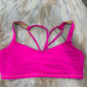 Lululemon Hot Pink Sports Bra Size M